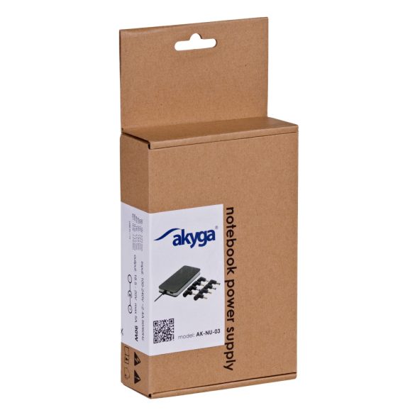 Akyga AK-NU-03 Adapter Universal 90W Slim