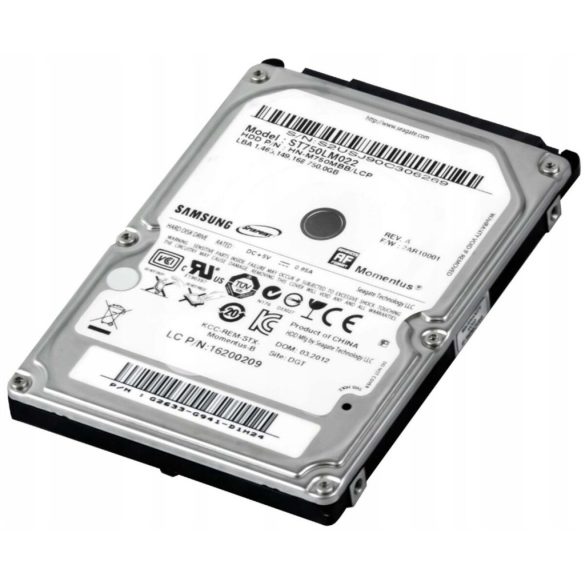 Samsung 750Gb SATA 2.5" merevlemez