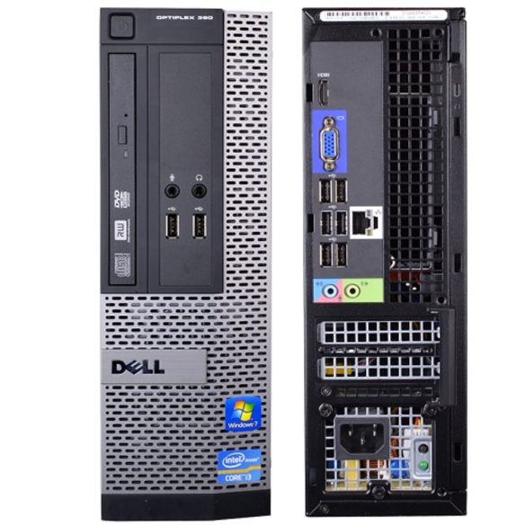 Dell Optiplex 390 SFF (i3-2100, 4GB RAM, 500GB HDD, IntelHD, Win10)