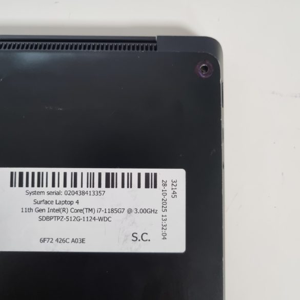 Microsoft Surface Laptop 4 13,5" (i7-1185G7, 16GB RAM, 512GB SSD, Win11)