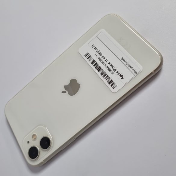 Apple iPhone 11 64GB Fehér üvegfóliázva!